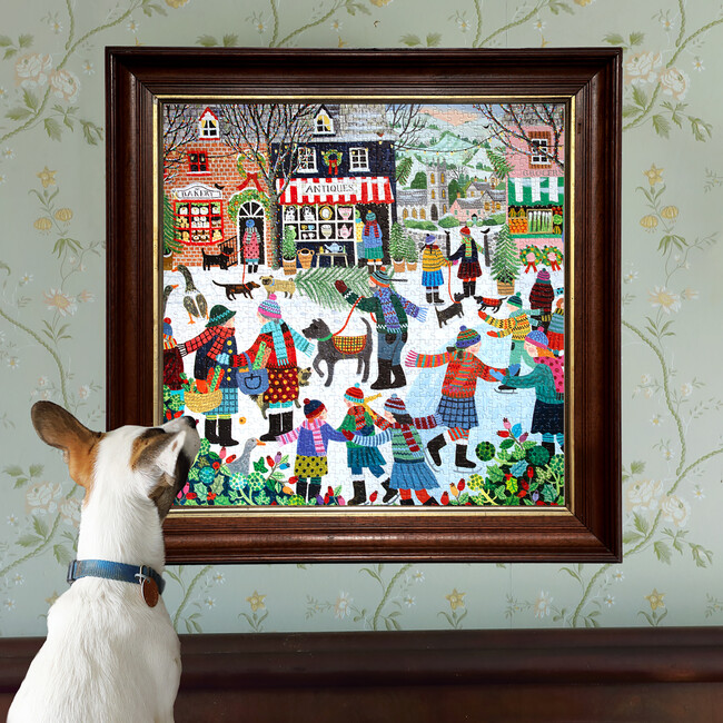 Piece & Love: Christmas in the Square - 1000 pc Puzzle - Puzzles - 5