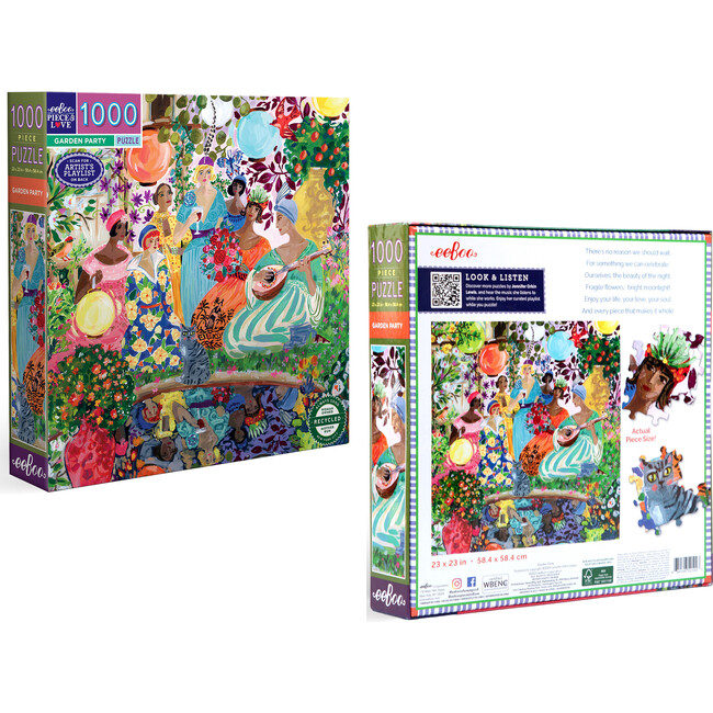 Piece&Love: Garden Party - 1000 pc Puzzle - Puzzles - 6