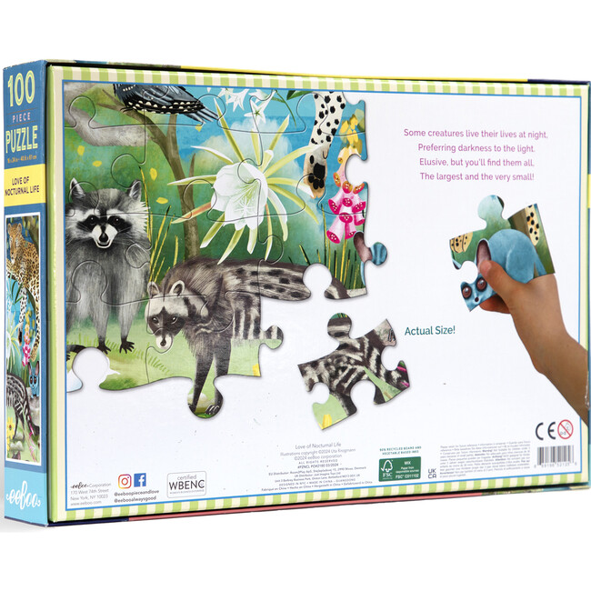 100 Piece Puzzle: Love of Nocturnal Life - Puzzles - 2