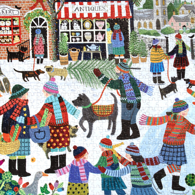 Piece & Love: Christmas in the Square - 1000 pc Puzzle - Puzzles - 6