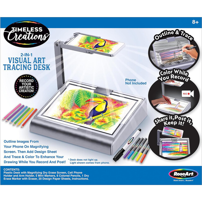 Timeless Creations: 2-In-1 Visual Art Tracing Desk - Arts & Crafts - 3