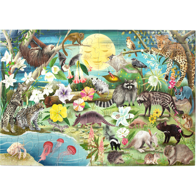 100 Piece Puzzle: Love of Nocturnal Life - Puzzles - 3