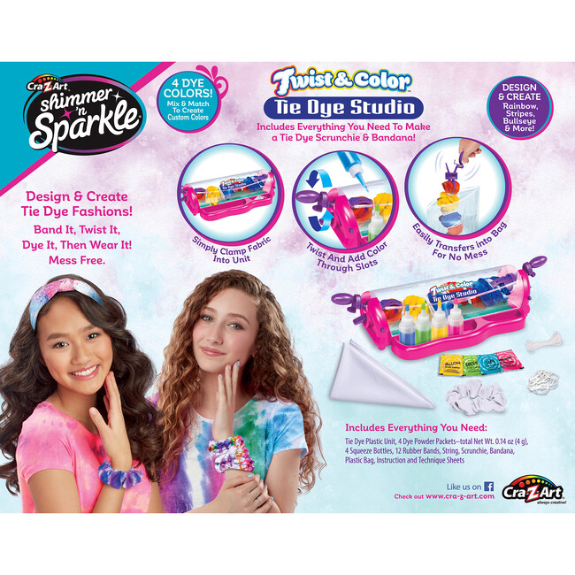 Shimmer 'N Sparkle: Twist & Color Tie Dye Studio - Arts & Crafts - 2