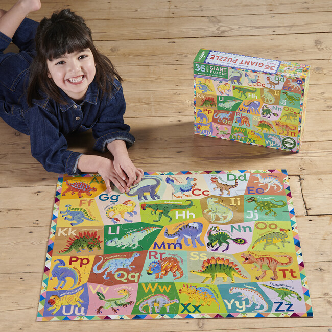Giant Puzzle: Dinosaur Alphabet - 36 Piece - Puzzles - 5