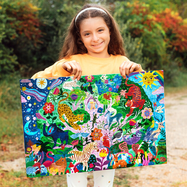 100 Piece Puzzle: Tree of Wildlife - Puzzles - 5