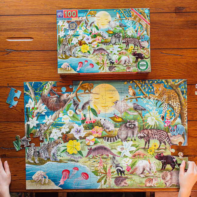 100 Piece Puzzle: Love of Nocturnal Life - Puzzles - 5