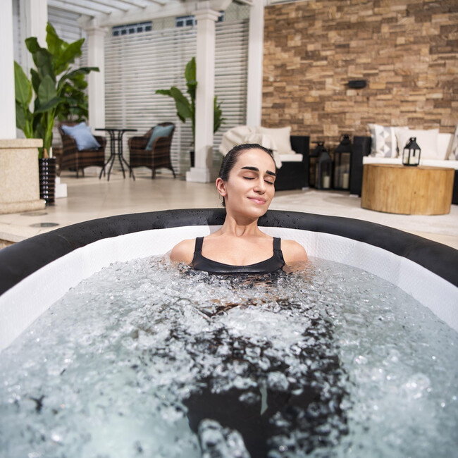 SaluSpa: Glacial Dip Cold Plunge Tub - Black Marble - Water Toys - 5
