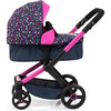 Bayer Design Dolls: Pram Xeo - Shapes Navy & Pink - Doll Accessories - 2
