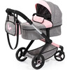 Bayer Design Dolls: Pram Xeo - Butterfly Grey & Pink - Doll Accessories - 1 - thumbnail