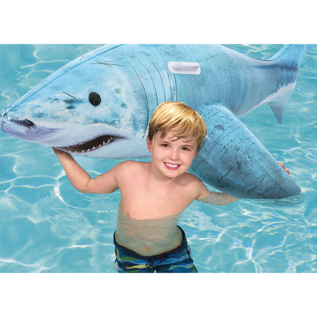 H2OGO! Ride-On Float: Realistic Shark - Pool Floats - 4
