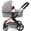 Bayer Design Dolls: Pram Xeo - Butterfly Grey & Pink - Doll Accessories - 2