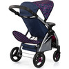 Bayer Design Dolls: Twin Star Stroller - Blue, Hot Pink, Unicorn - Doll Accessories - 2