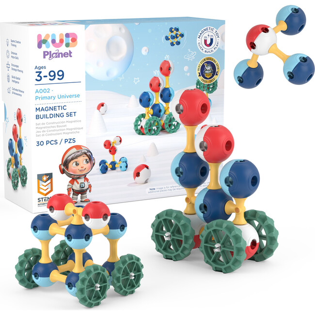 Magnetic Building Blocks: Primary Universe - 30 pcs