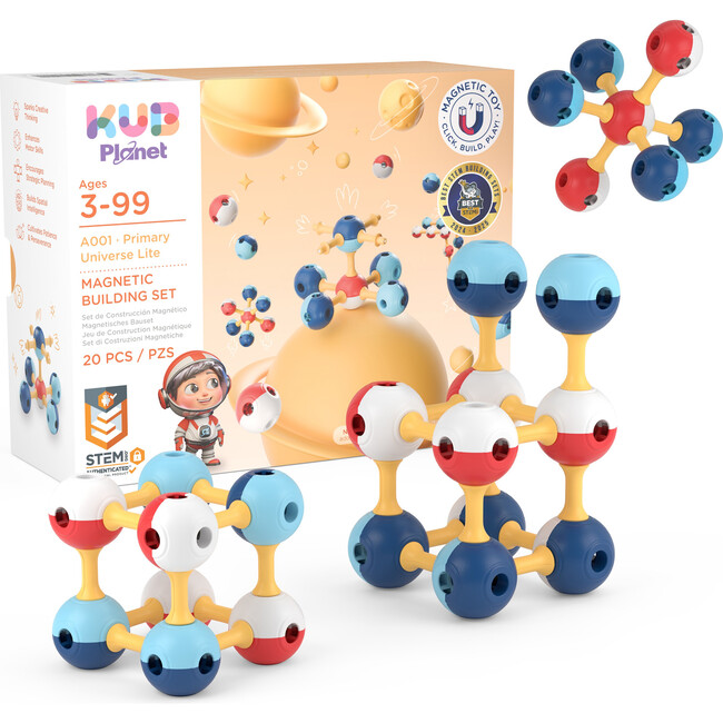 Magnetic Building Blocks: Primary Universe Lite - 20 pcs