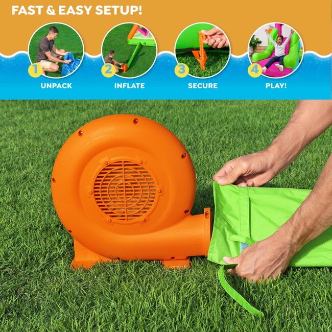 Mega Bouncer: Slide Flyer - Water Toys - 6