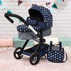 Bayer Design Dolls: Pram Xeo - Blue & White Stars - Doll Accessories - 2