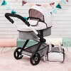 Bayer Design Dolls: Pram Xeo - Gray & White Stars - Doll Accessories - 2