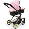 Bayer Design Dolls: Pram Neo Vario - Pink, Black, Gold - Doll Accessories - 2
