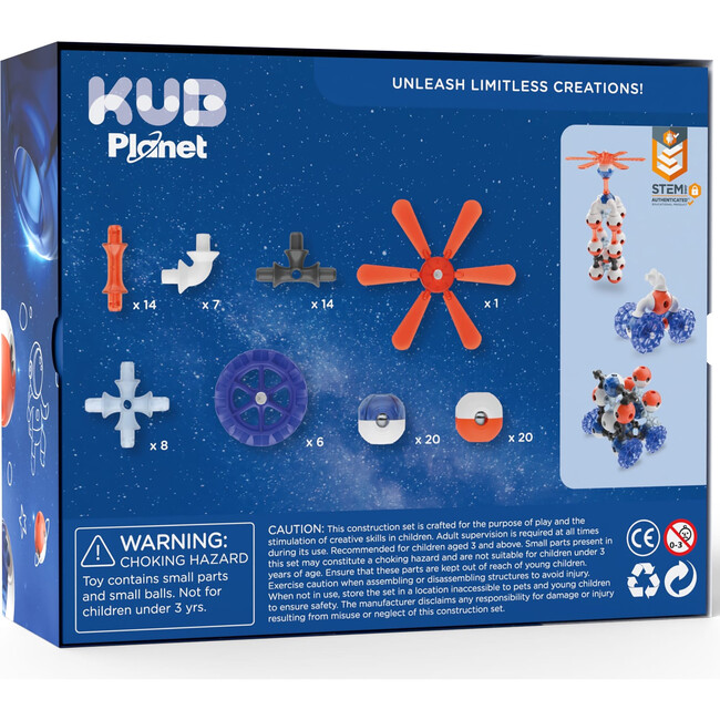 Magnetic Building Blocks: Interstellar Navy - 90 pcs - Blocks - 2