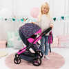 Bayer Design Dolls: Pram Xeo - Shapes Navy & Pink - Doll Accessories - 7