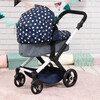 Bayer Design Dolls: Pram Xeo - Blue & White Stars - Doll Accessories - 3
