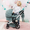 Bayer Design Dolls: Pram Xeo - Stars Green & White - Doll Accessories - 4