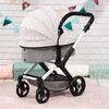 Bayer Design Dolls: Pram Xeo - Gray & White Stars - Doll Accessories - 3