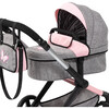 Bayer Design Dolls: Pram Xeo - Butterfly Grey & Pink - Doll Accessories - 7