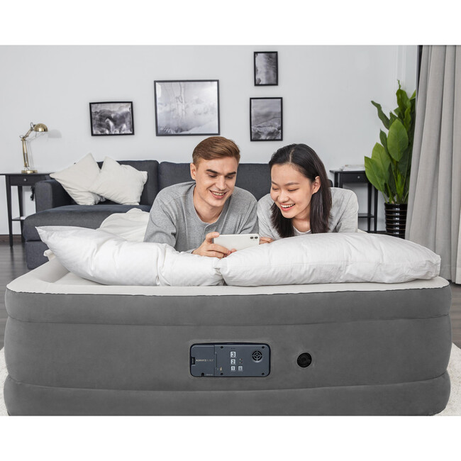 AlwayzAire: 18" Airbed - Queen - Built-In Comfort Pump - Air Mattresses - 6