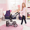 Bayer Design Dolls: Pram Neo City - Blue & Pink - Doll Accessories - 6