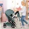 Bayer Design Dolls: Pram Xeo - Stars Green & White - Doll Accessories - 5
