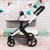 Bayer Design Dolls: Pram Xeo - Gray & White Stars - Doll Accessories - 4