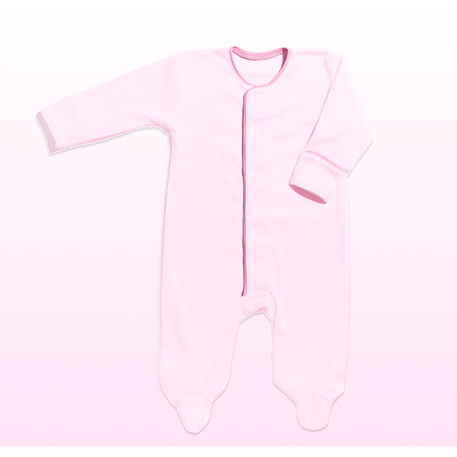 Magnetic Baby Footie, Petal Pink
