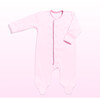 Magnetic Baby Footie, Petal Pink - Onesies - 1 - thumbnail