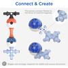 Magnetic Building Blocks: Interstellar Navy - 90 pcs - Blocks - 5