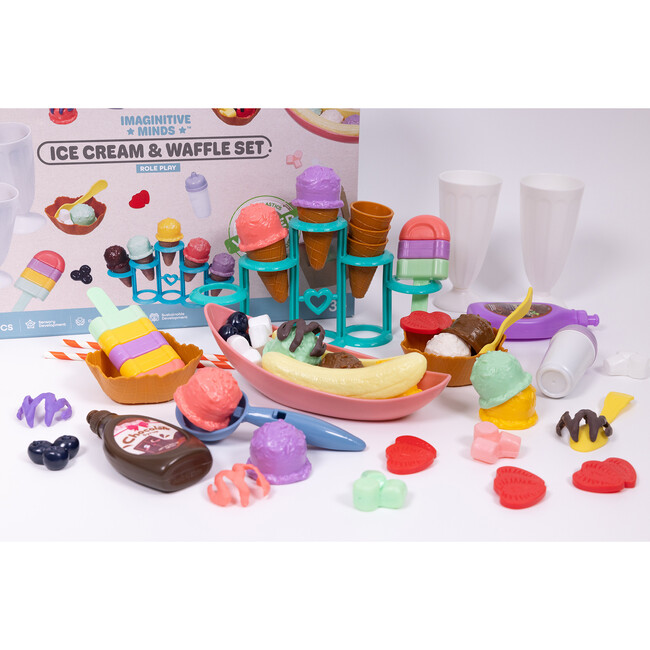 Imaginative Minds: Ice Cream Waffle Set - NurtureNature - Play Food - 2