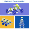 Magnetic Building Blocks: Astral Neon - 100 pcs - Blocks - 4