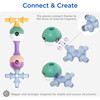 Magnetic Building Blocks: Cosmic Soft - 55 pcs - Blocks - 5