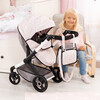 Bayer Design Dolls: Pram Xeo - Gray & White Stars - Doll Accessories - 6