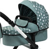 Bayer Design Dolls: Pram Xeo - Stars Green & White - Doll Accessories - 7