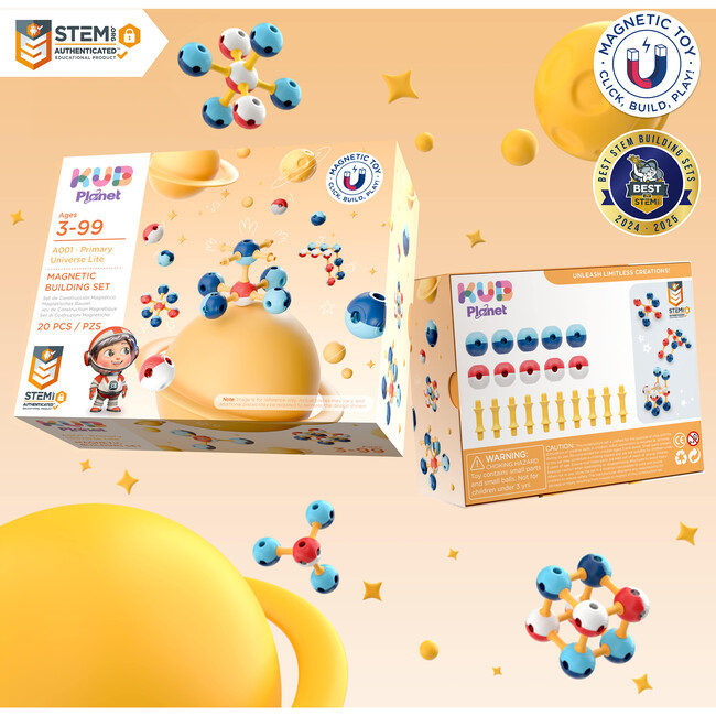 Magnetic Building Blocks: Primary Universe Lite - 20 pcs - Blocks - 6