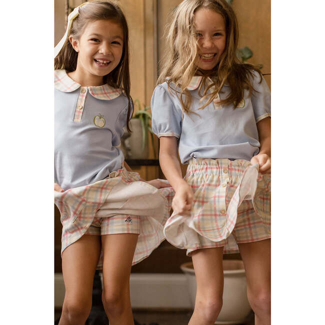 Elle Polo, Classroom Plaid - Polo Shirts - 2