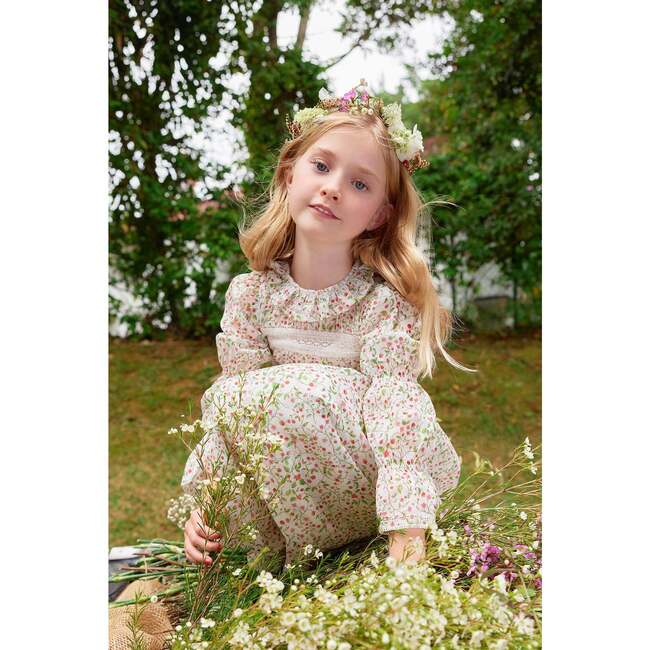 Genevieve Dress, Strawberry Vine - Blouses - 2