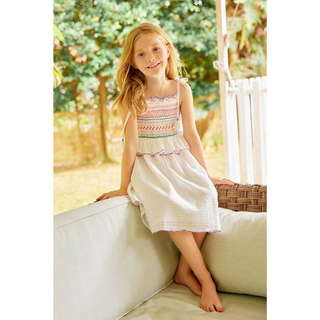 Cherie Dress, Bright White - Dresses - 2