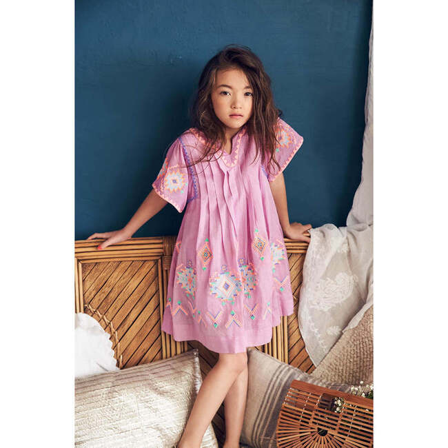 Ava Dress, Lavender Magenta - Dresses - 2