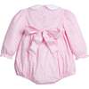Smocked Natalie Bubble, Pink Vinings - Rompers - 2