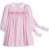 Smocked Natalie Dress, Pink Vinings - Dresses - 1 - thumbnail