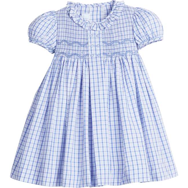 Smocked Bridget Dress, Woodberry Plaid