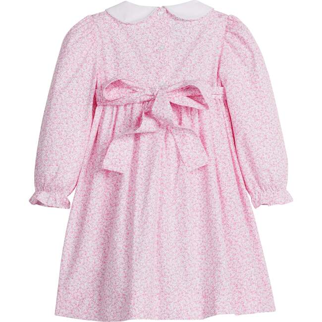 Smocked Natalie Dress, Pink Vinings - Dresses - 2