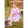 Smocked Natalie Dress, Pink Vinings - Dresses - 3
